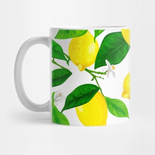 Watercolor Lemon Mug